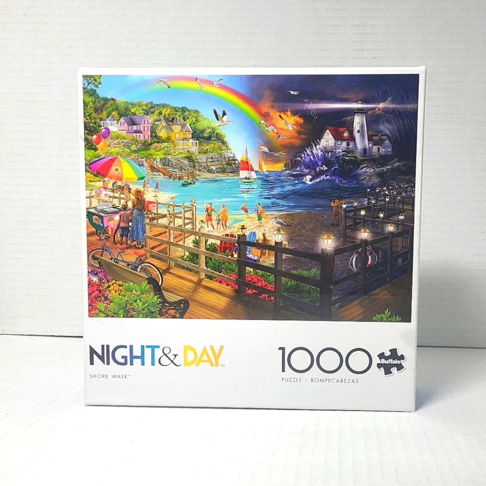 Buffalo Night & Day Shore Walk 1000pc puzzle